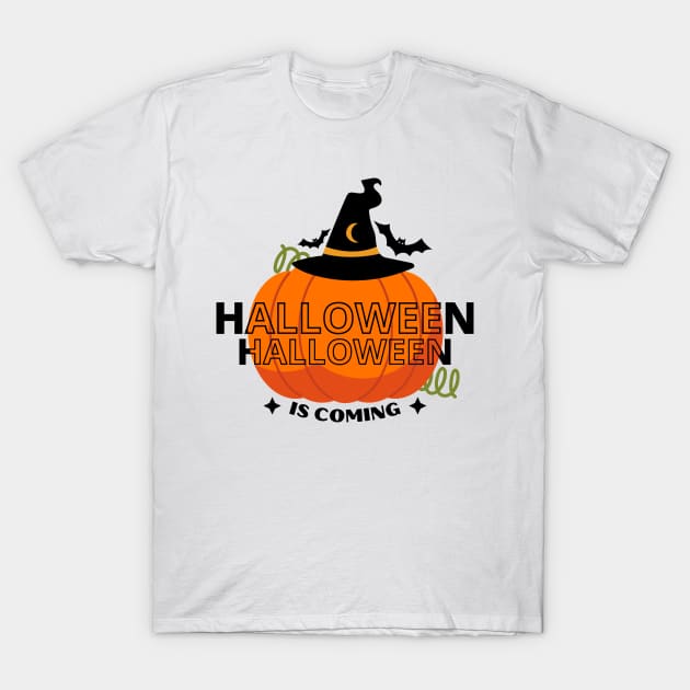 Halloween Is Coming T-Shirt by Introvert Home 